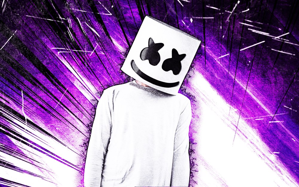 Кристофер Комсток Marshmello без маски