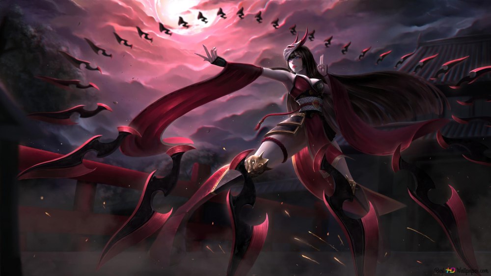 League of Legends Art Кровавая Луна