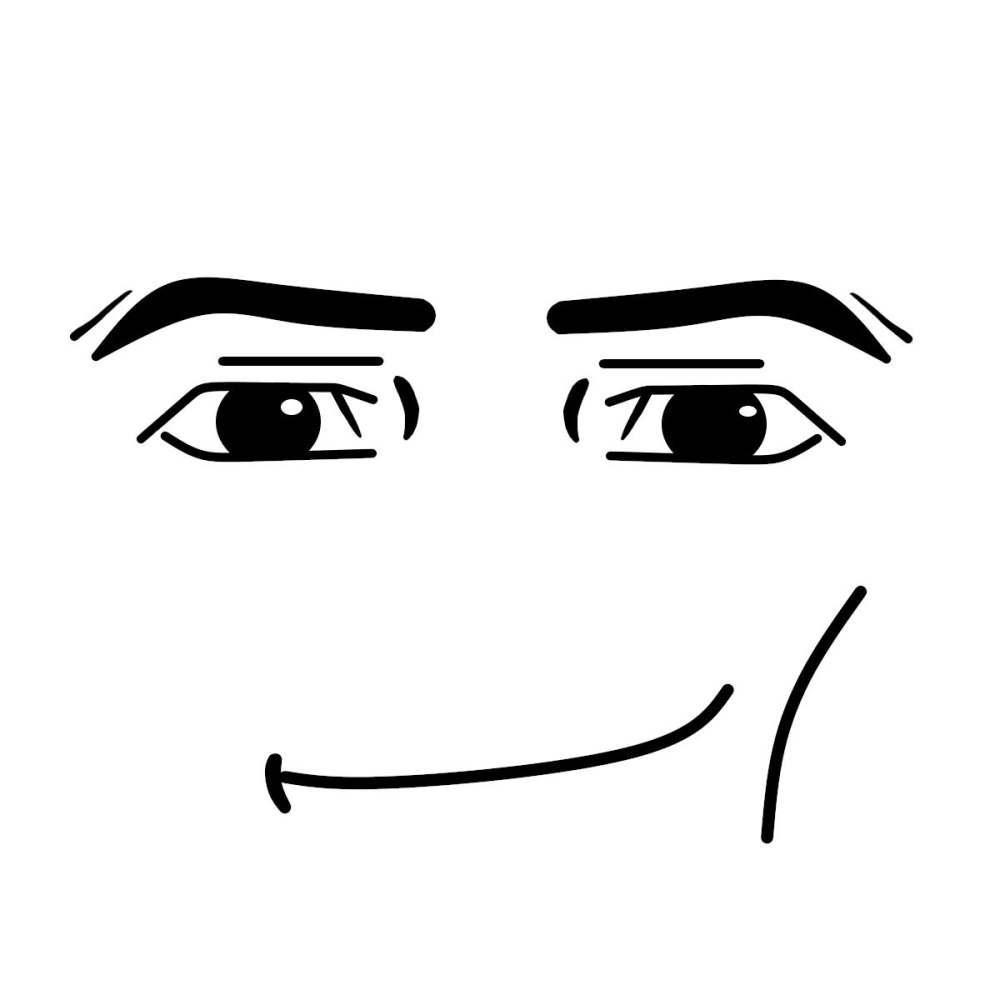 Man face Roblox