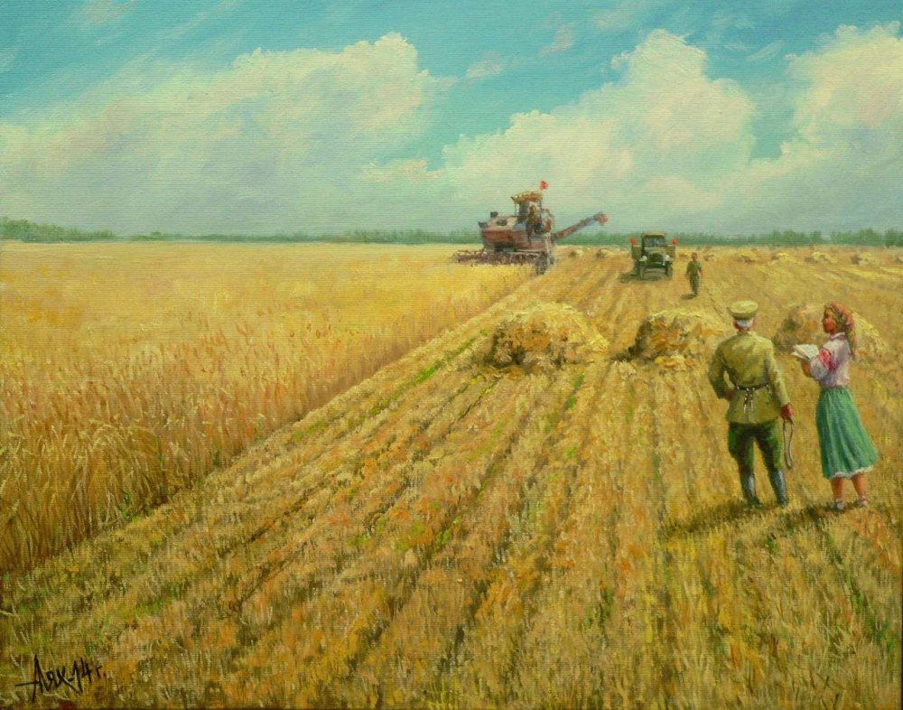 Кубанский казачий художник Андрей Лях