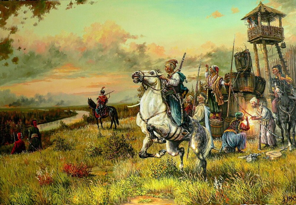 Андрей Петрович Лях. Донские казаки.