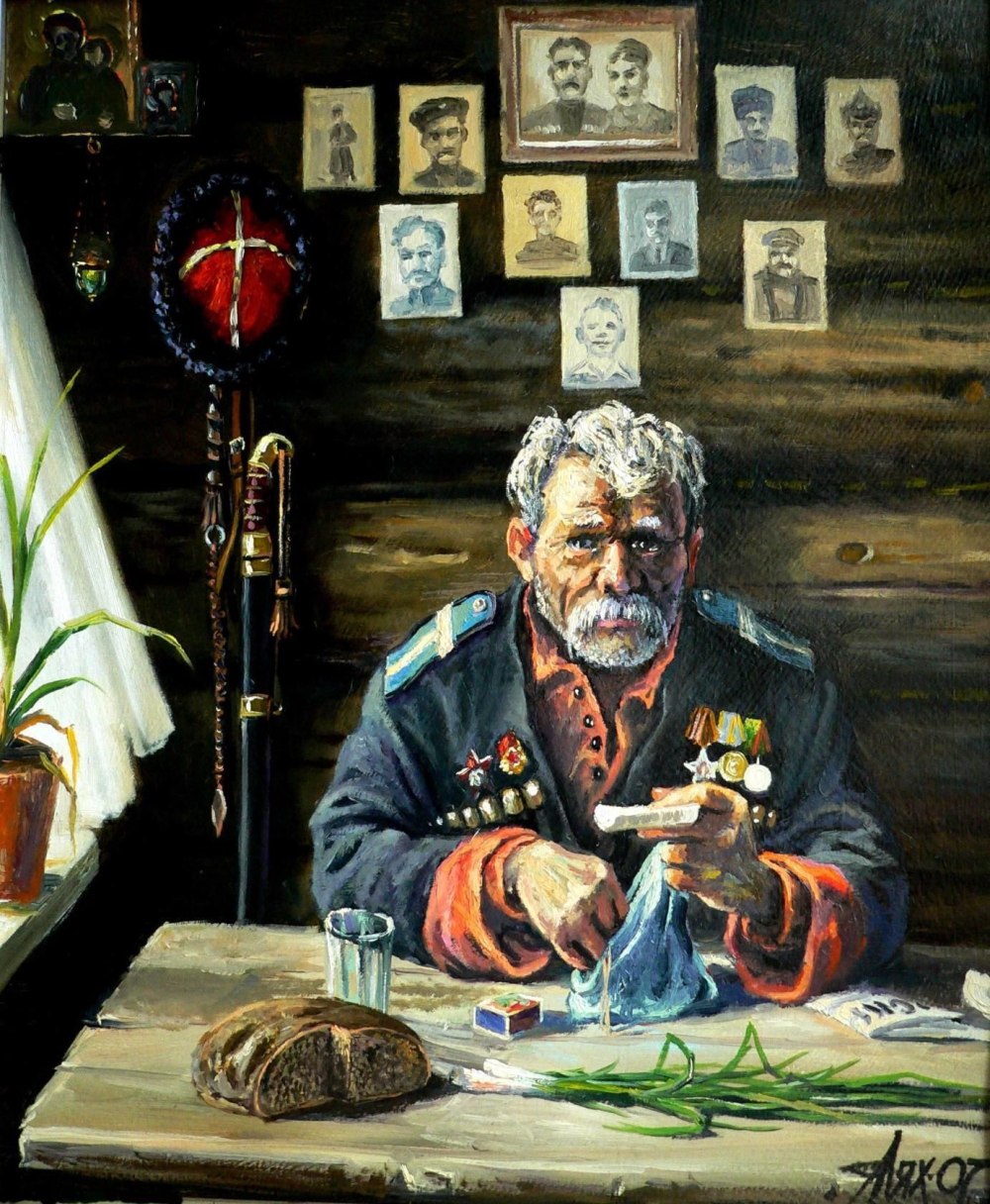 Художник Лях Андрей Петрович Донские казаки