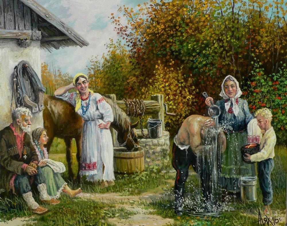 Казачий художник Андрей Петрович Лях
