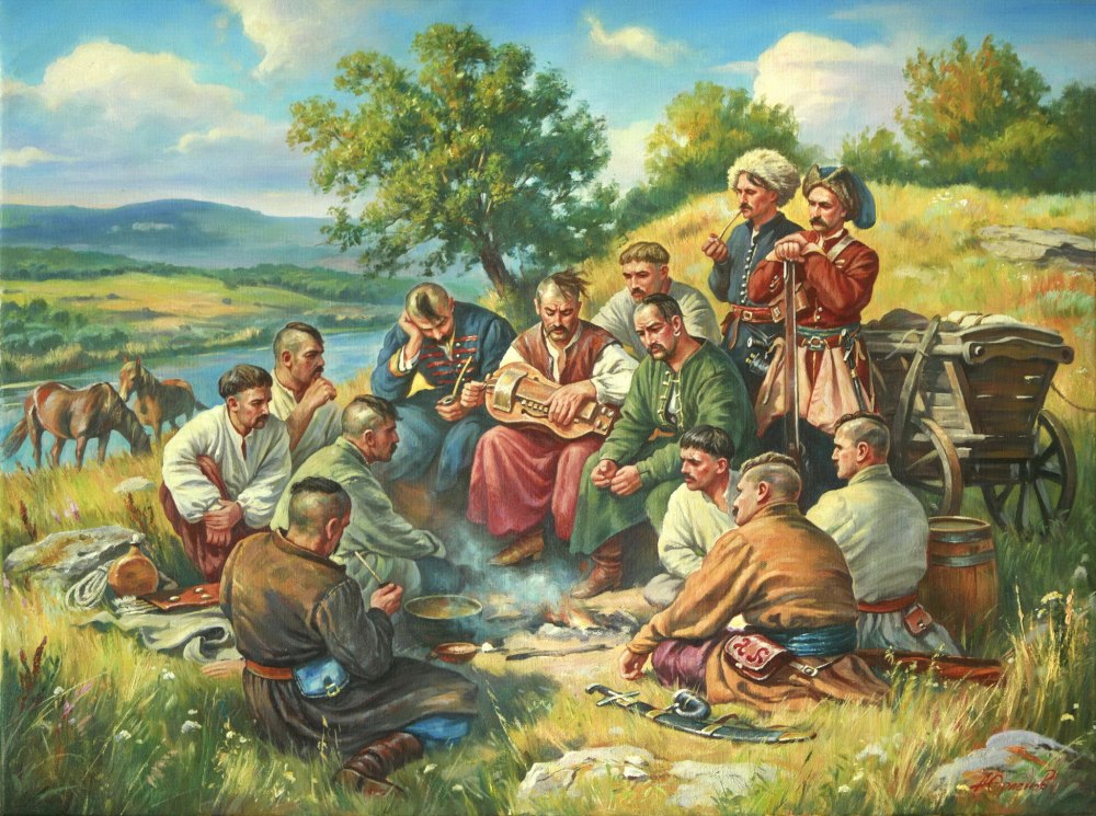 Андрей Петрович Лях казаки картины