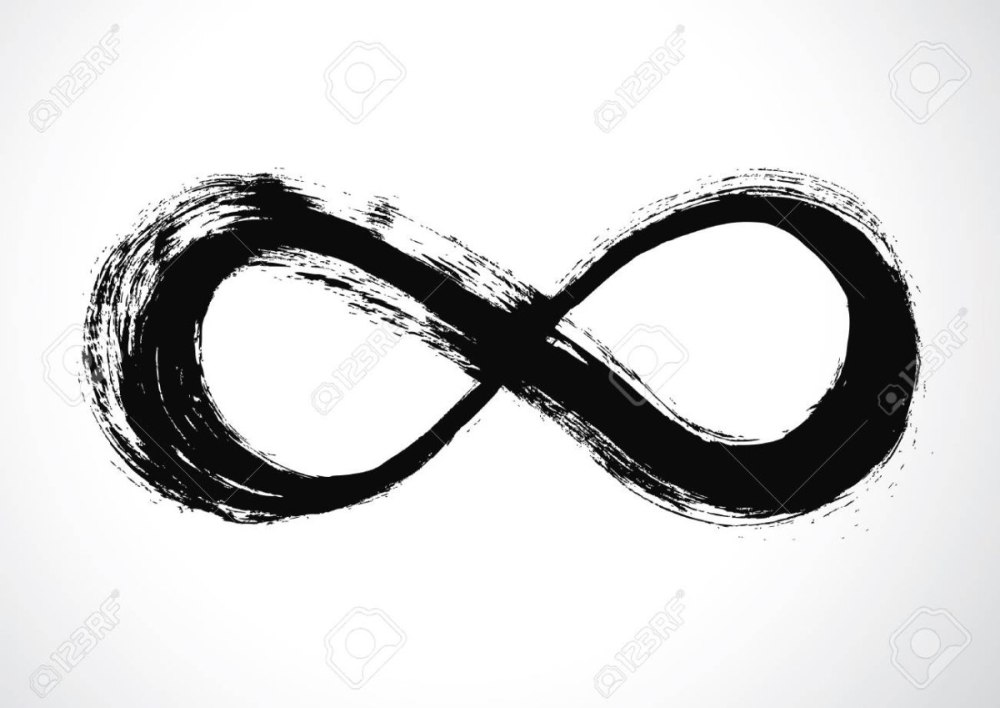 Знак бесконечности с надписью Love
