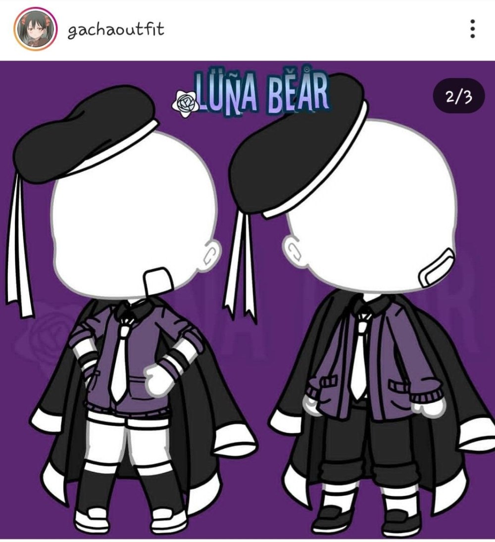 Одежда гача лайф Luna Bear