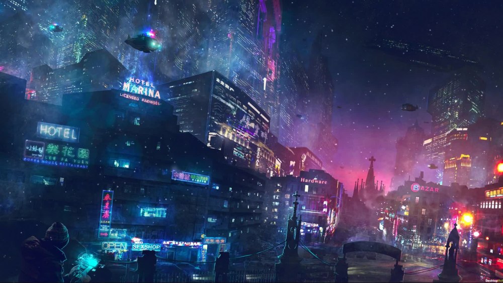 Город Найт Сити Cyberpunk 2077