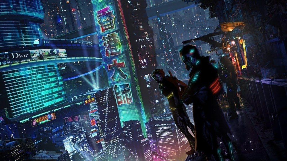 Cyberpunk 2077 город