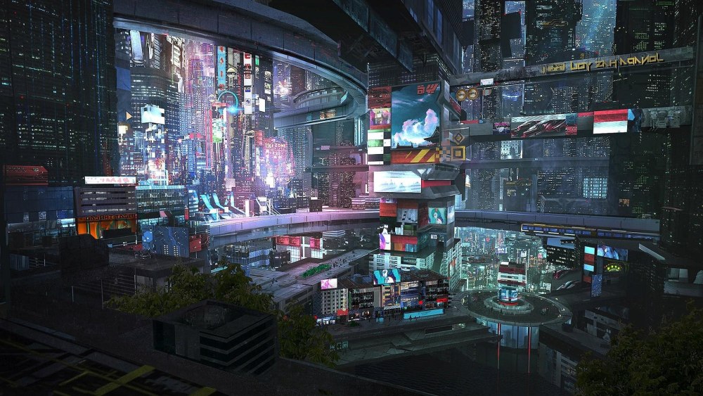 Город будущего Cyberpunk 2077