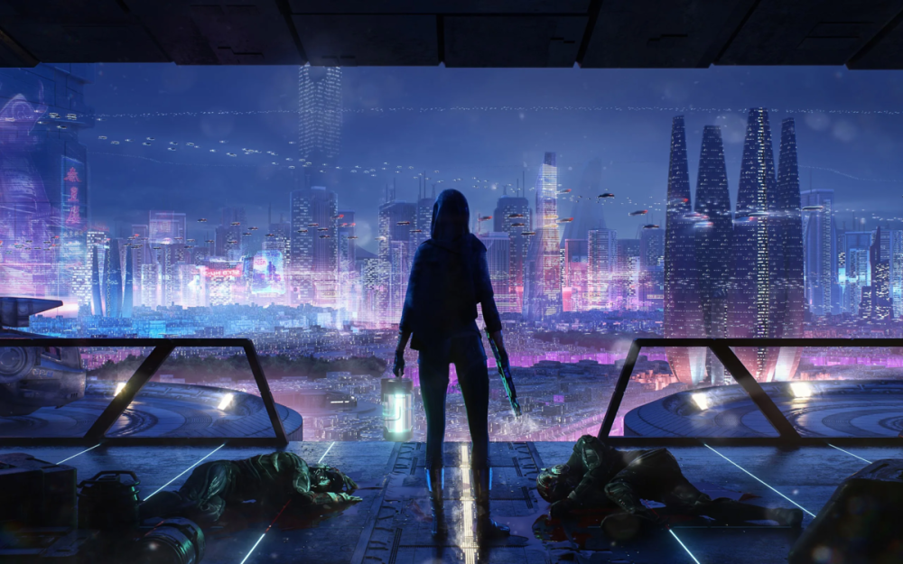 Найт Сити Cyberpunk 2077