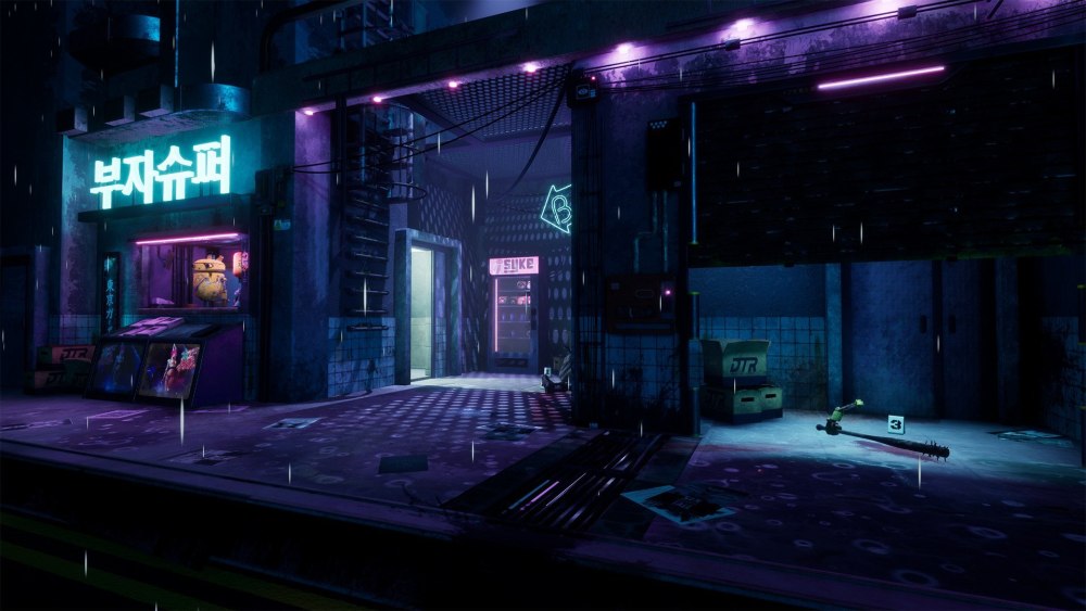 Cyberpunk 2077 переулок