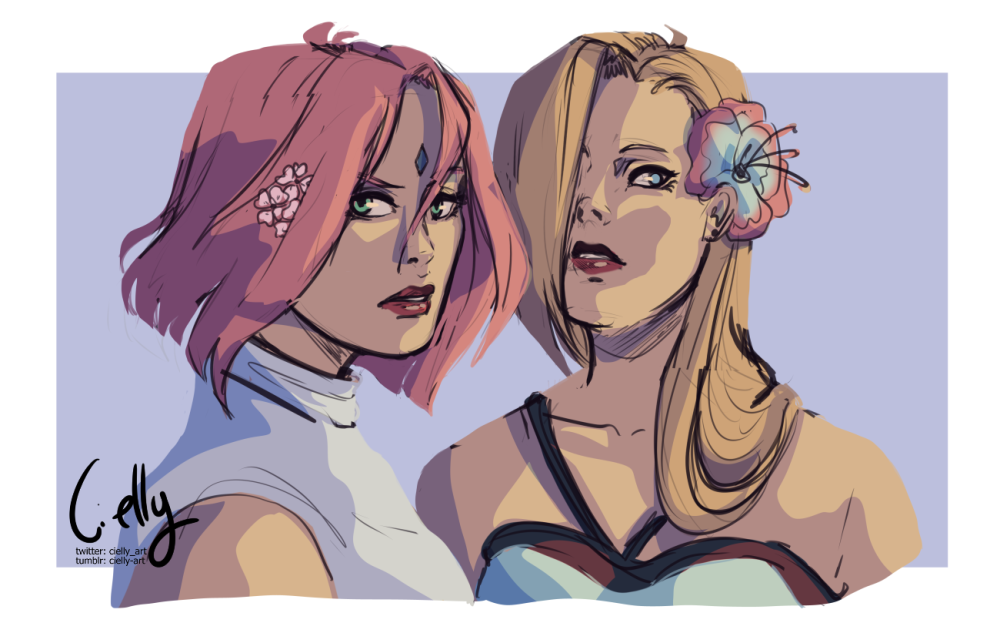 Дева арт Sakura and Bumblebees