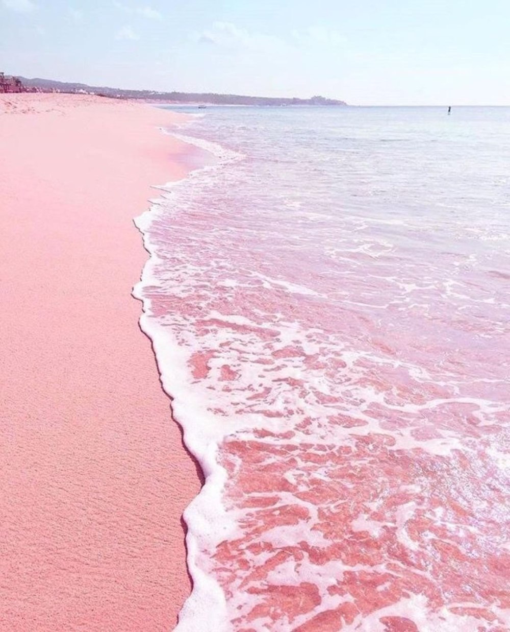 Розовое море