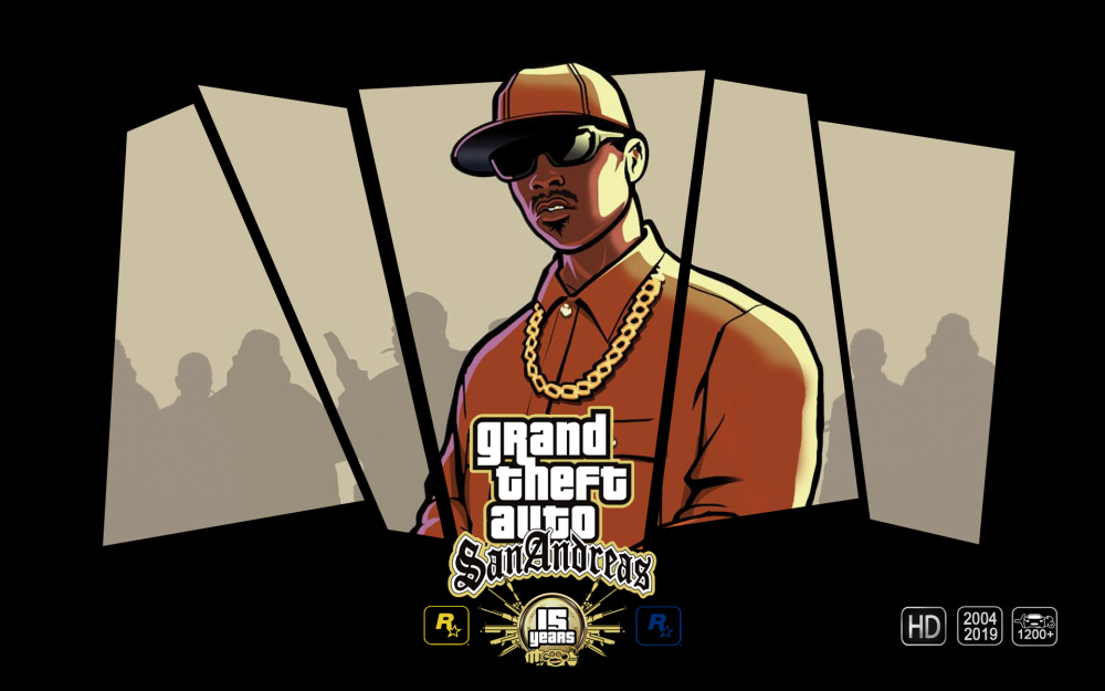 GTA San Andreas рубашка оранжевая