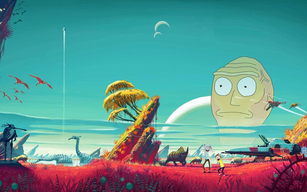 Рик и Морти no mans Sky