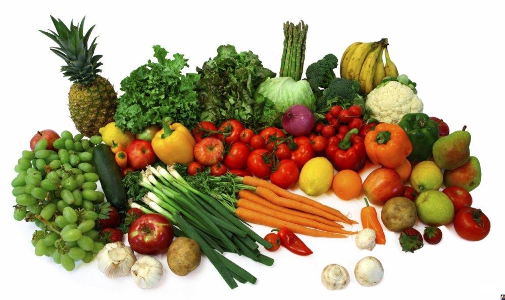 Продукты овощи фрукты