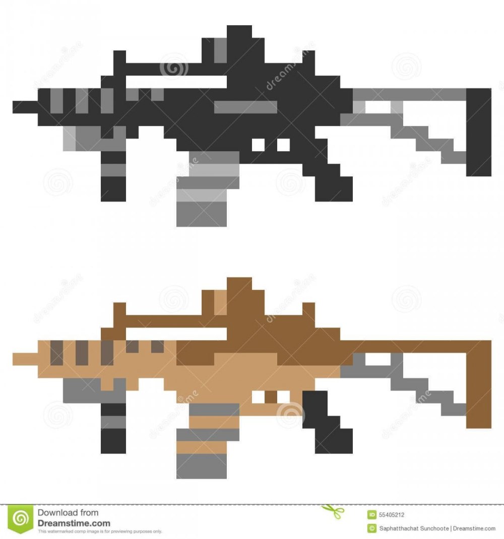 Пиксельный автомат ak47