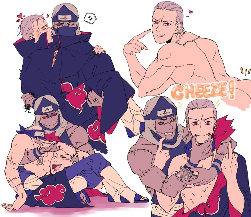 To cute..3 Naruto pictures, <b>Hidan</b> and <b>kakuzu</b>, Akatsuki иллюстрации.