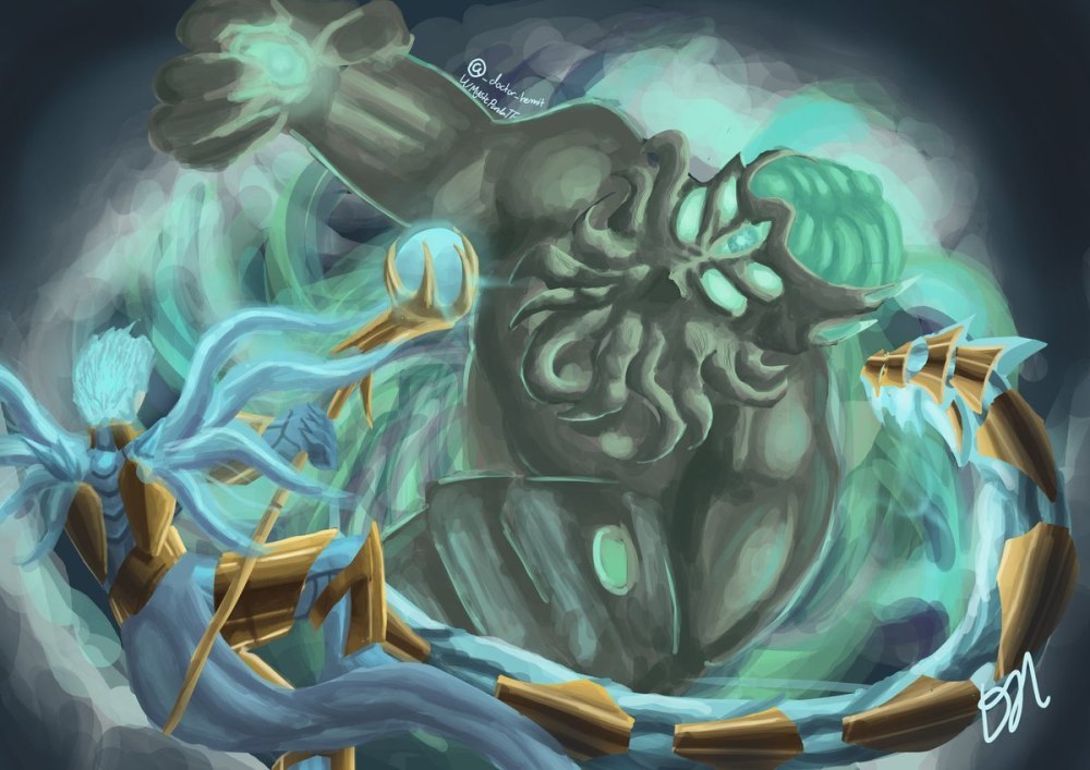 Terraria арт Мунлорд
