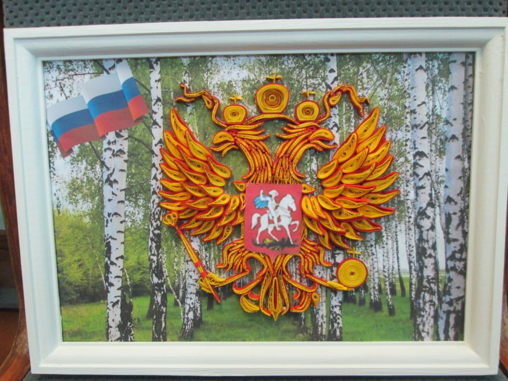 Поделка Россия Родина моя
