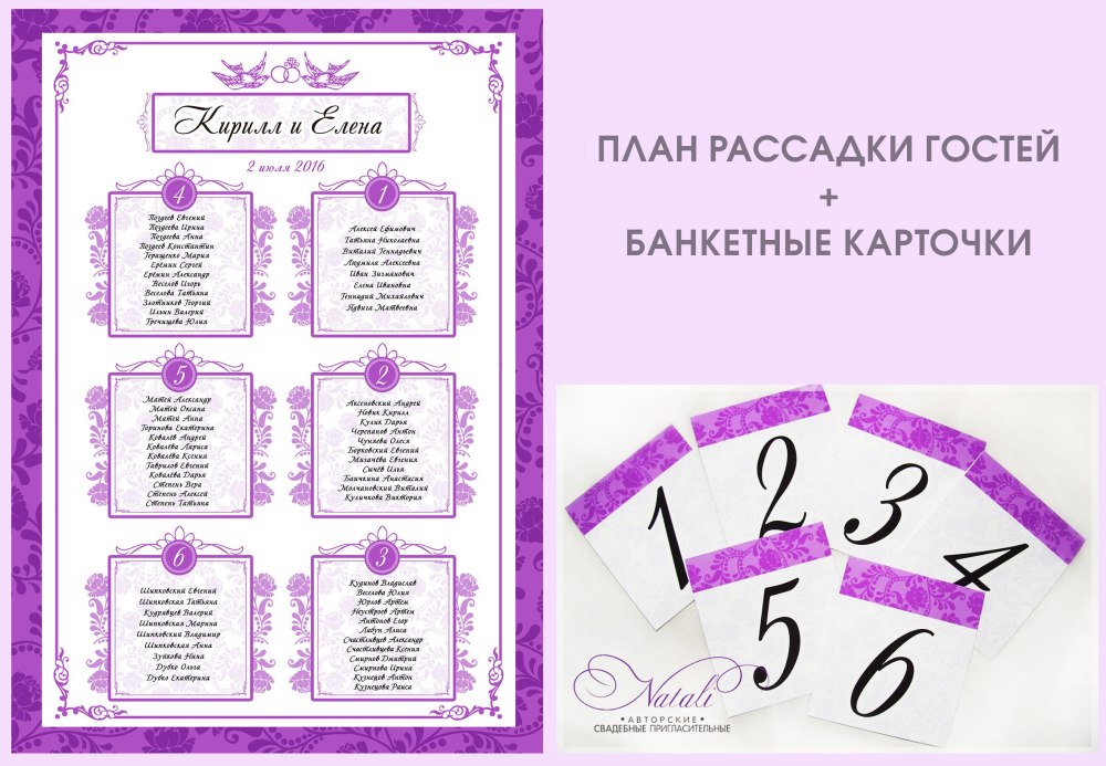 Рассадка столов новый год