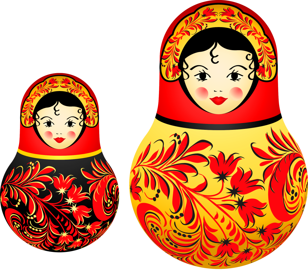 Матрешка без фона