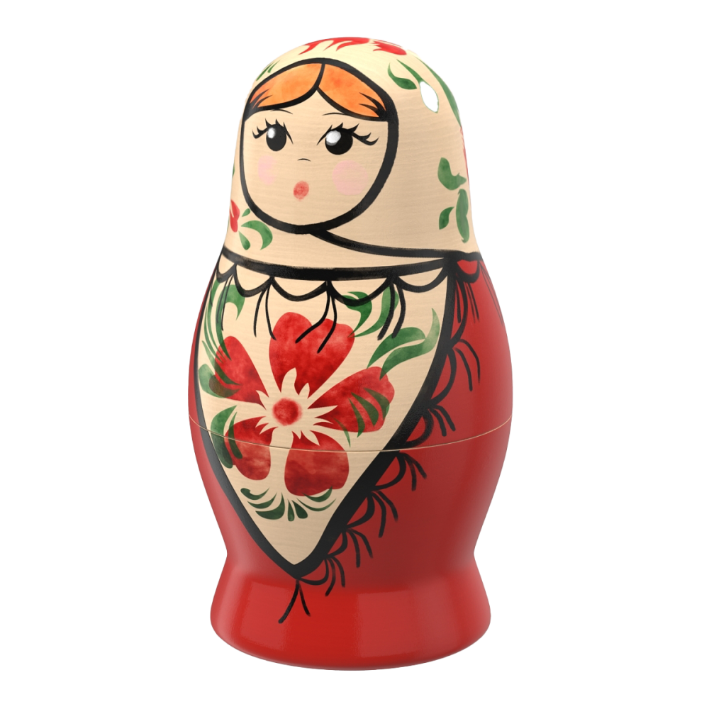 Силуэт матрешки для детей