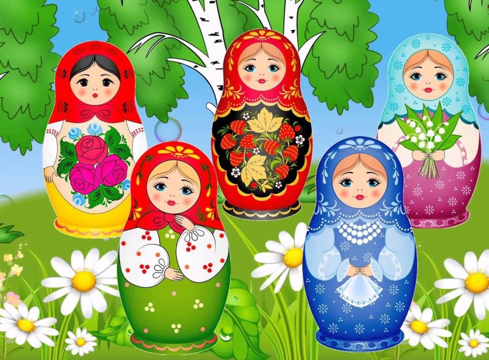 Матрешки народов России
