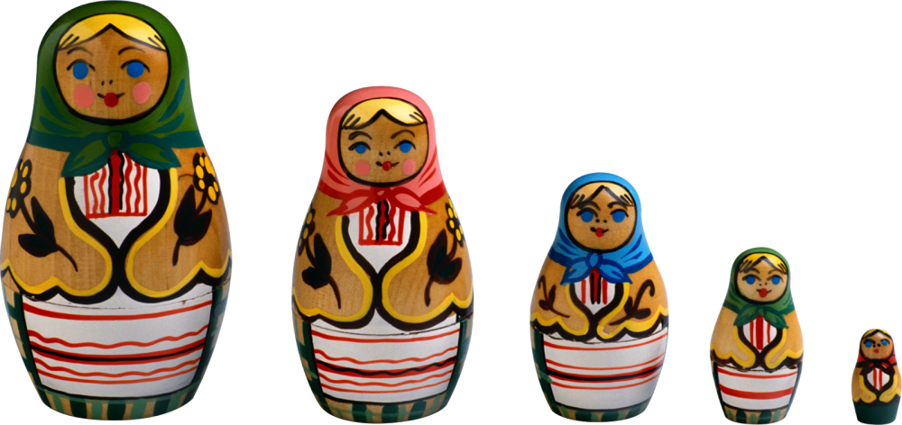 Матрешка 3д модель