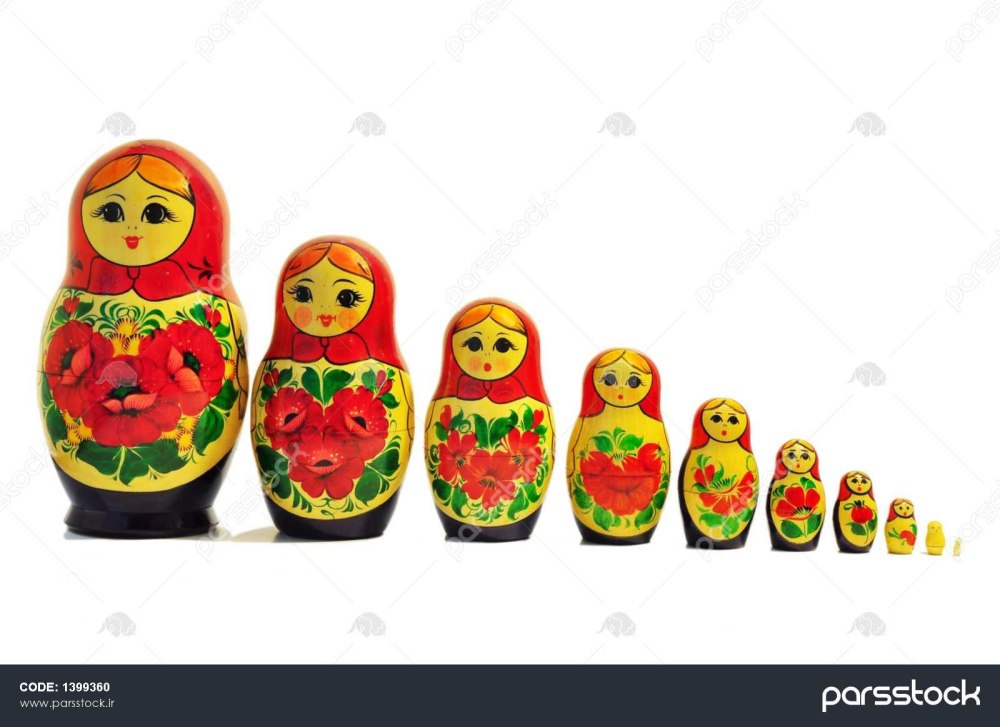 Матрешки от большой до маленькой