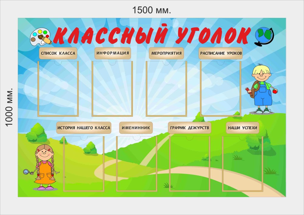 Уголок класса стенд