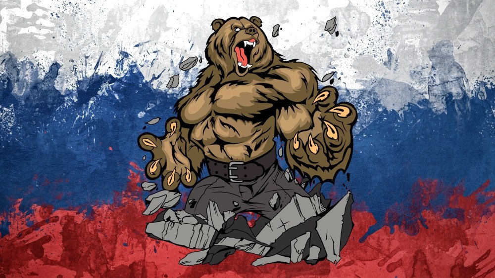 Накаченный медведь