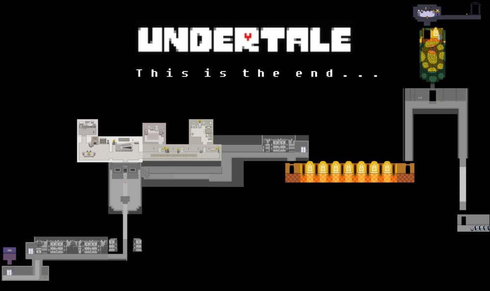 Undertale локации карта