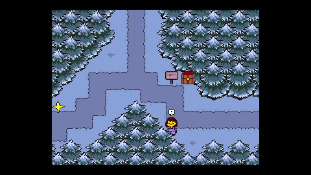 Сноуден Undertale карта