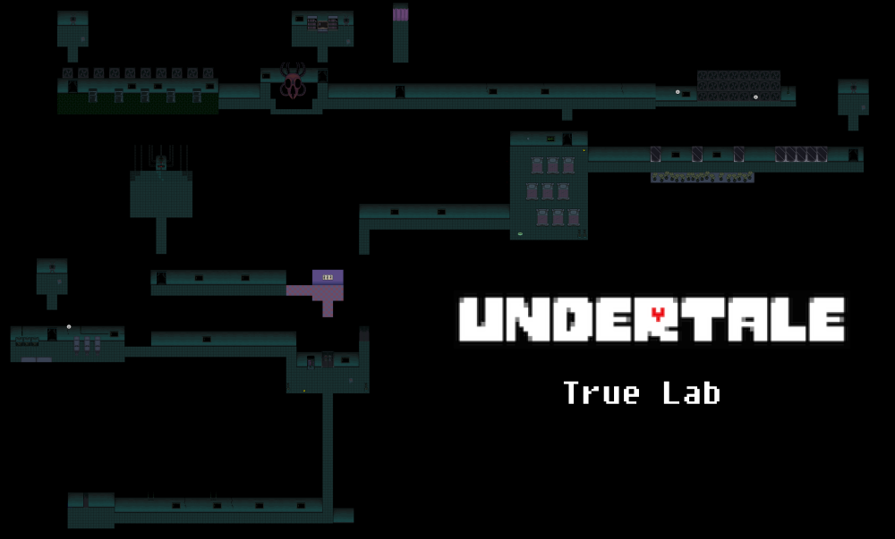 Undertale локации карта
