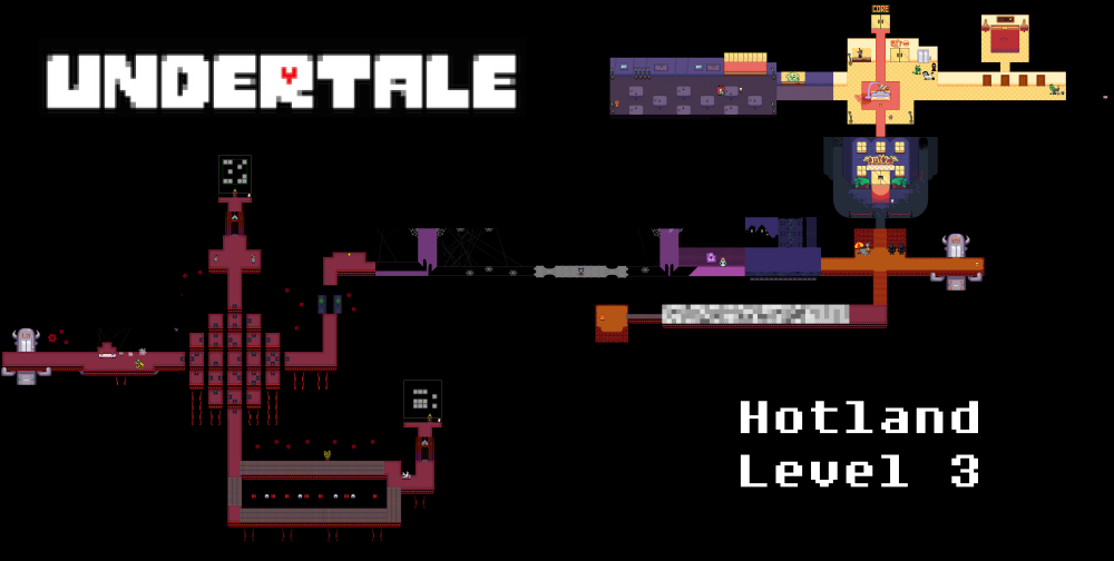 Undertale локации карта