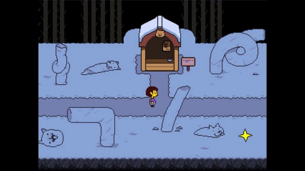 Сноуден Undertale карта