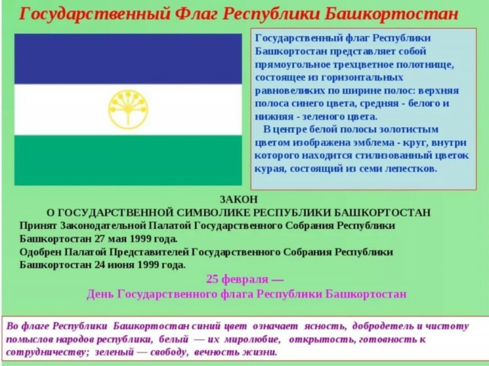 Башкортостан флаг символика