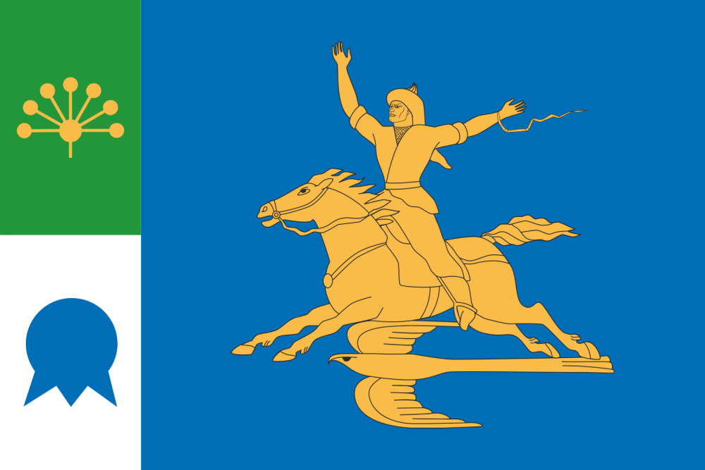 Флаг Республики Башкортостан