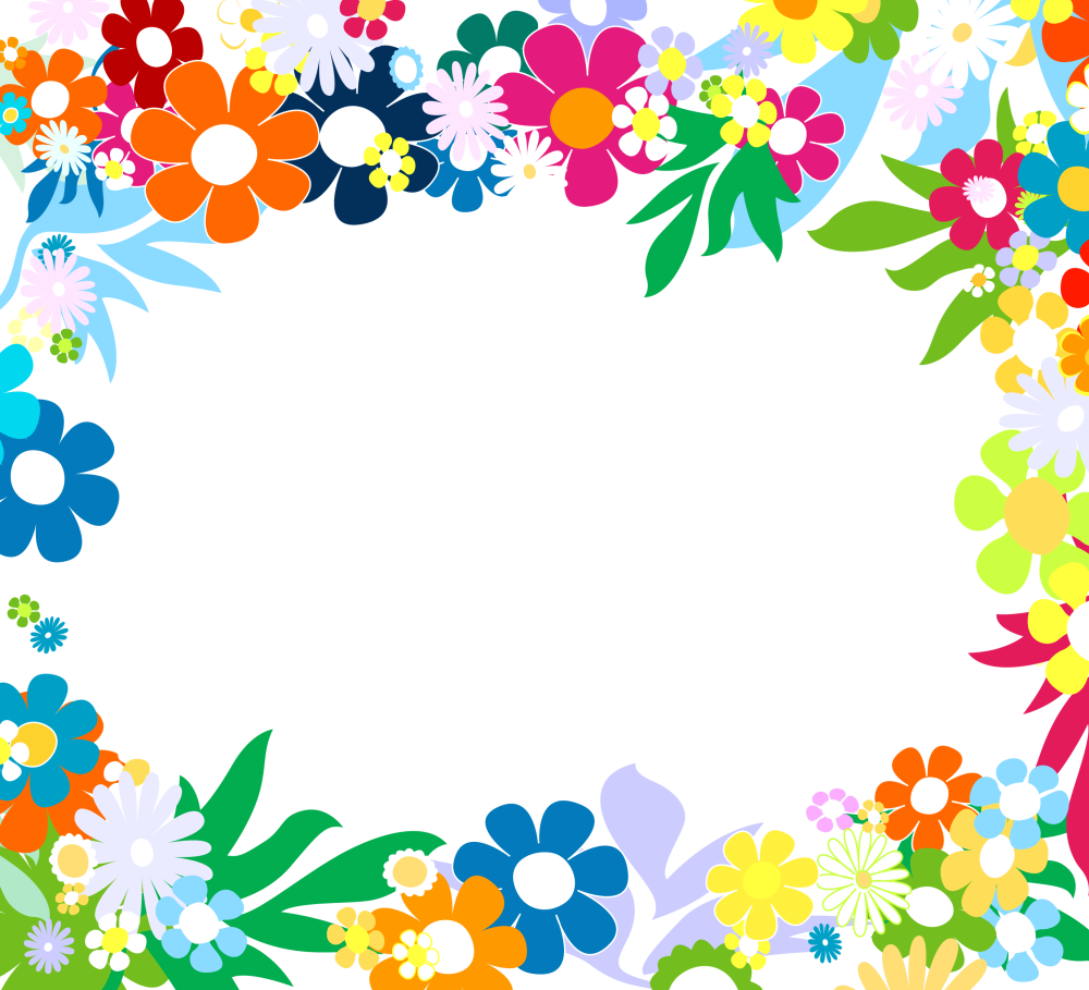 Рамка разноцветная