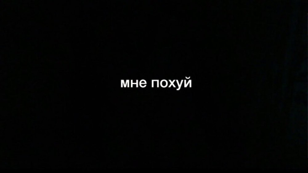 Обои с надписью мне похуй