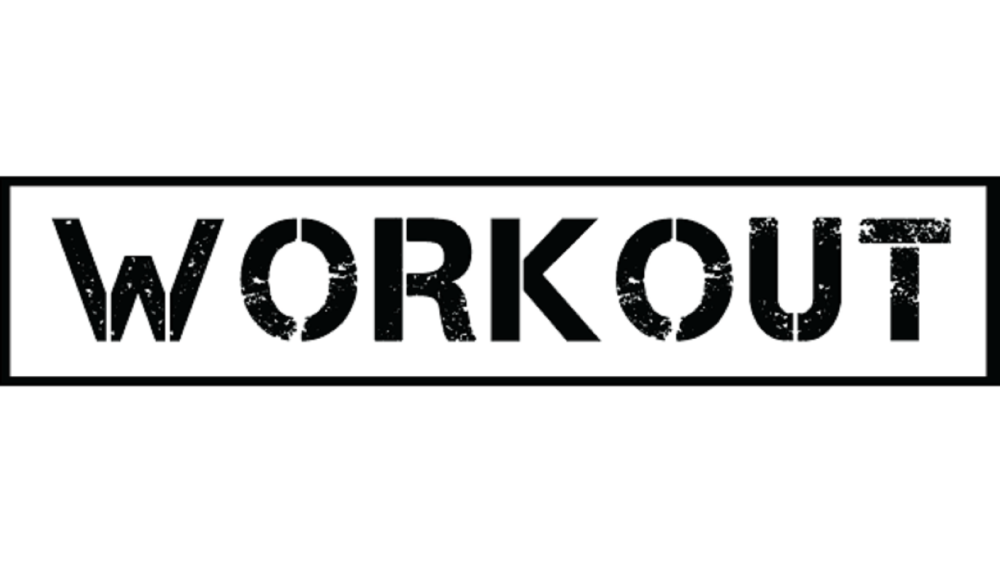 Workout надпись