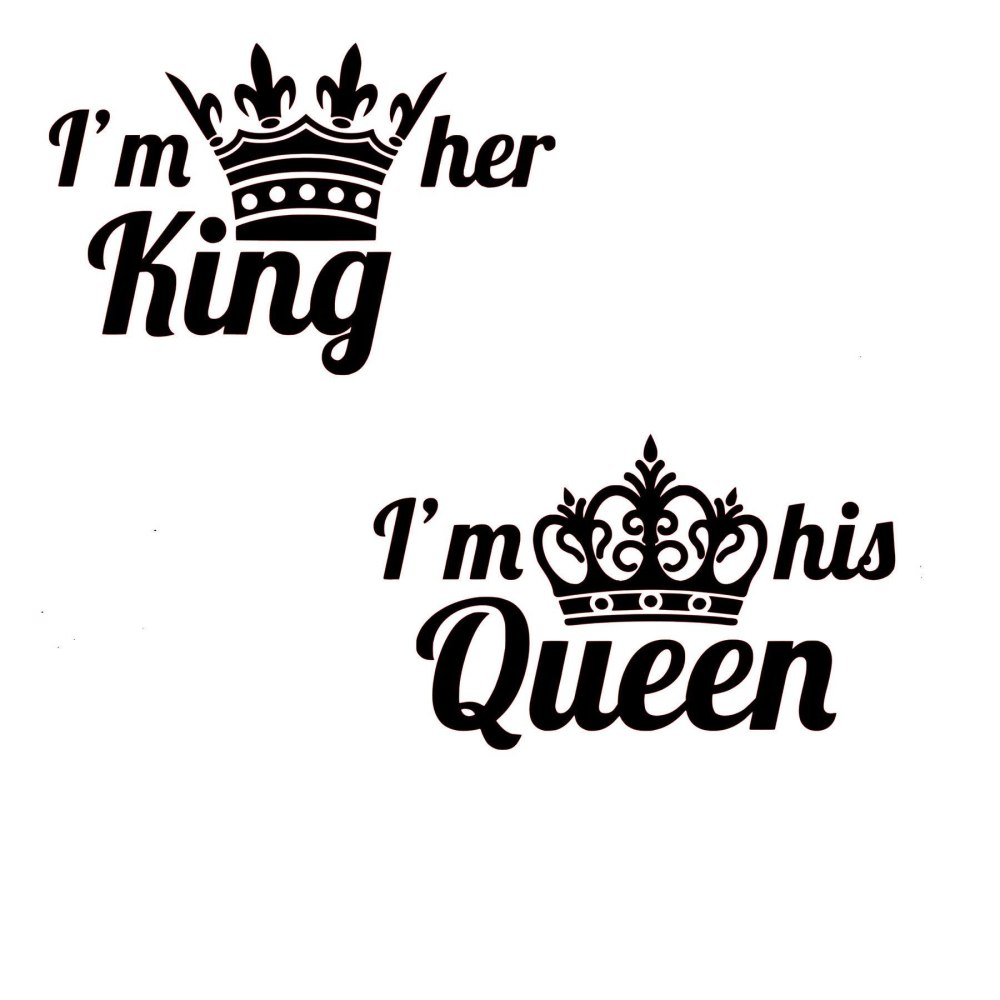 Надпись King с короной