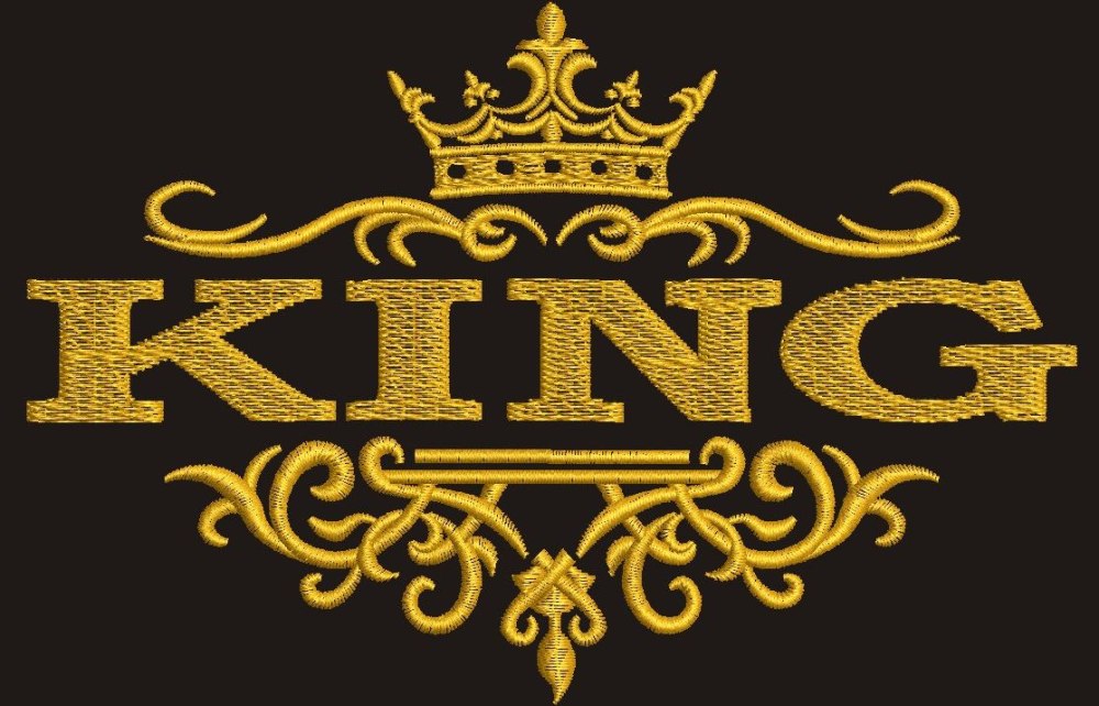 King надпись