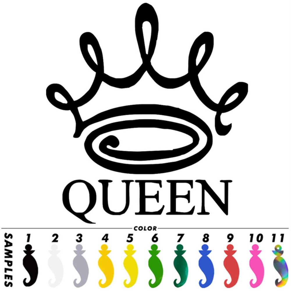 Надпись Queen с короной