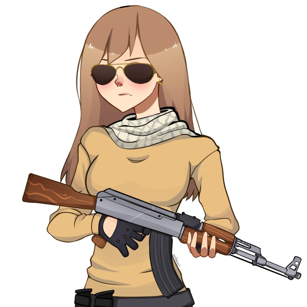 Аниме тянка террорист