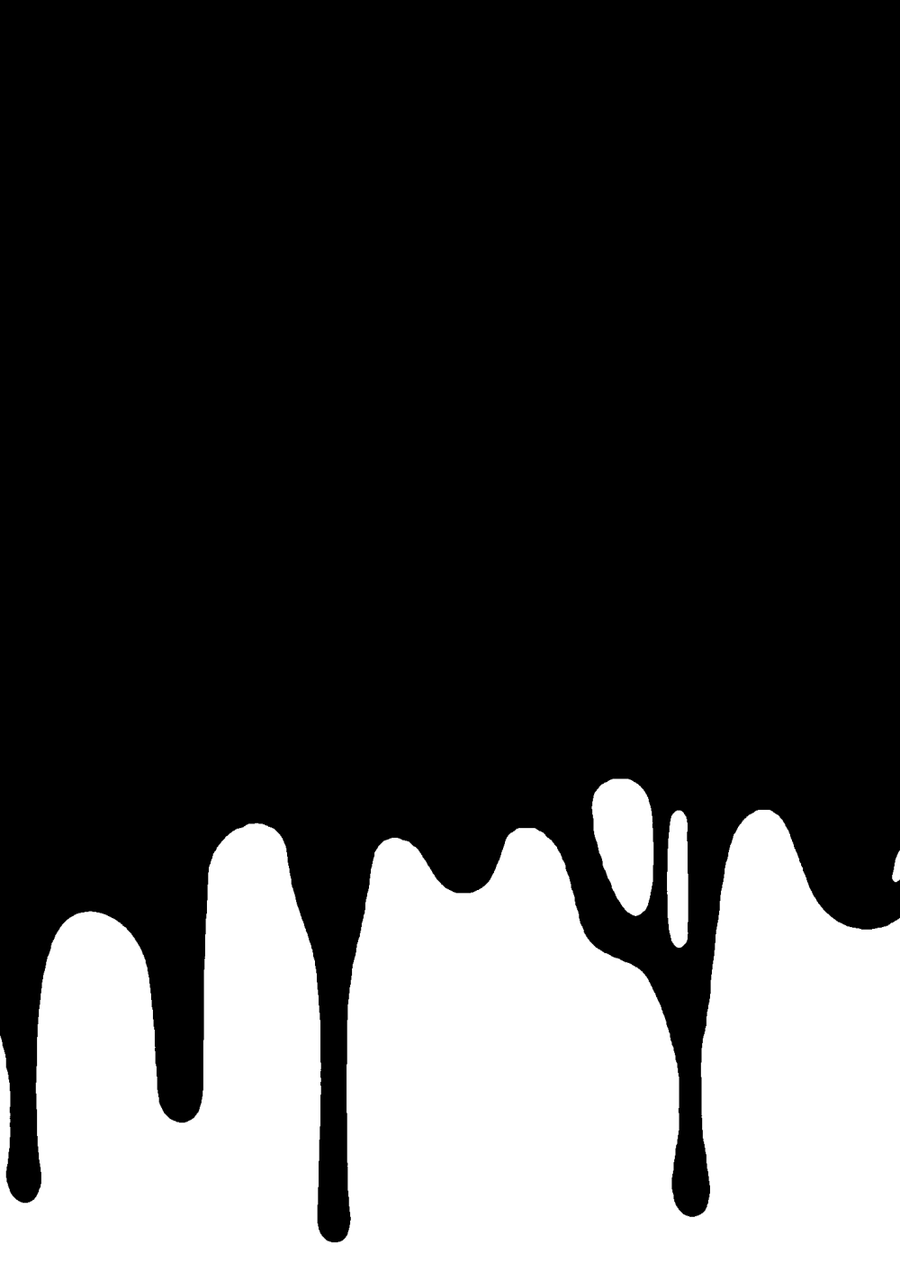 Подтеки краски