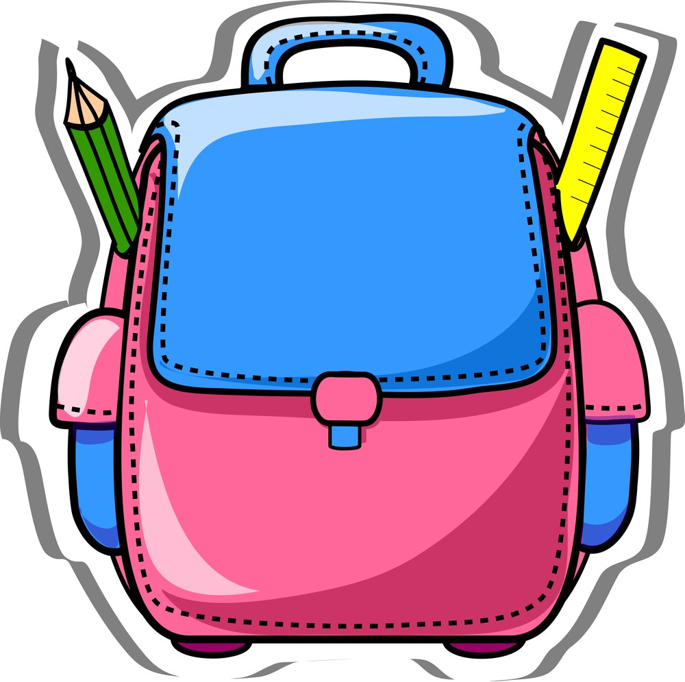 Портфель рисунок на прозрачном фоне