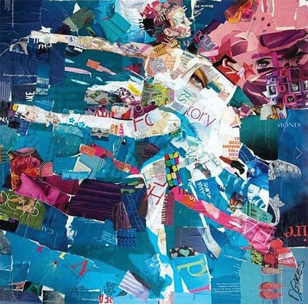 Коллаж в фигме. Дерек Горес коллажи. Derek Gores картины. Коллаж из вырезок из журналов. Коллаж искусство.