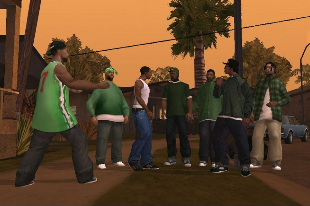 GTA San Andreas банды Грув стрит
